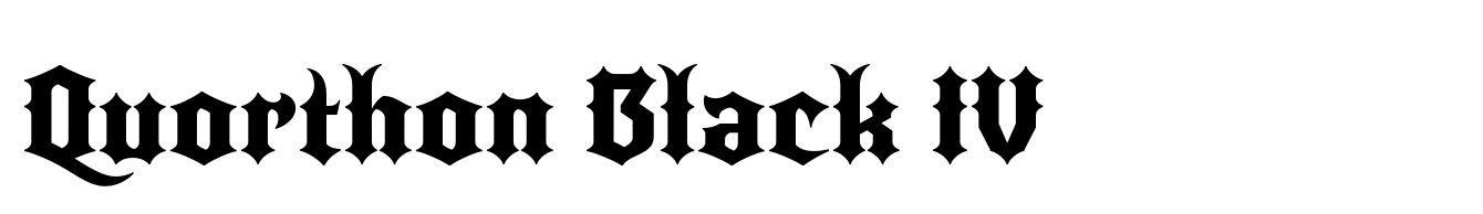 Quorthon Black IV